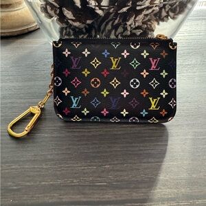 Louis Vuitton Multicolor Murakami Monogram Key Pouch